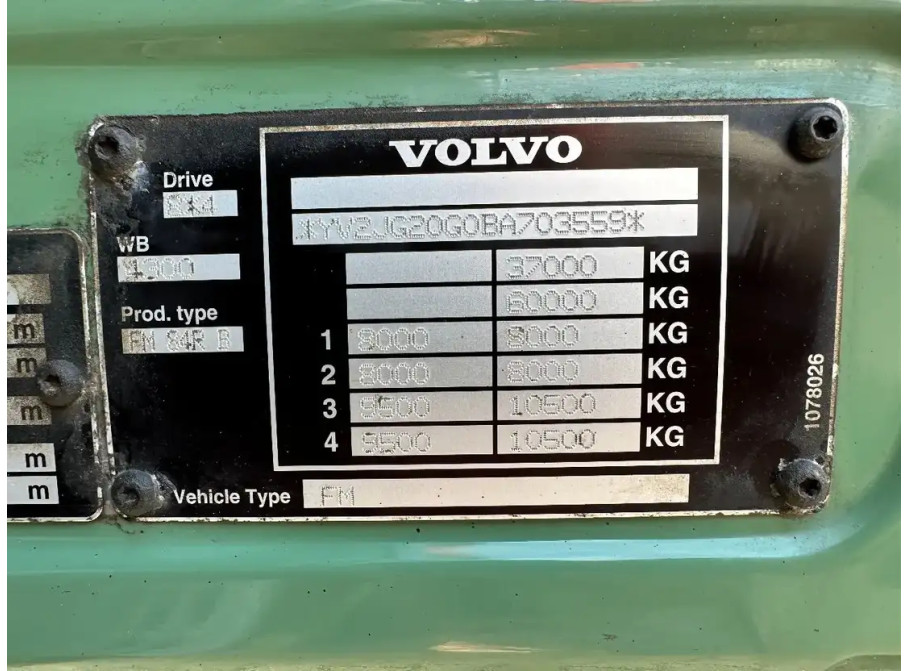 Volvo FMX 460 8X4 STETTER 9m3 MIXER + THEAM 15m BELT EURO 5 EEV
